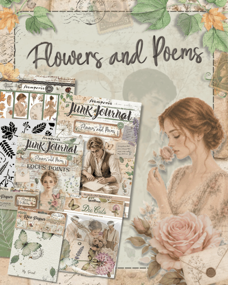 Stamperia Flowers and Poems 1
