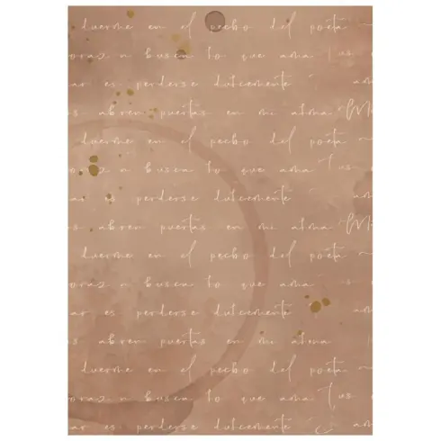 Stamperia Flowers and Poems Mini Rice Paper Backgrounds riisipaperi 8 kpl A6 6