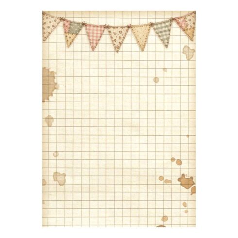 Stamperia – Cozy Family Mini Rice Paper Backgrounds riisipaperi 8 kpl A6 1