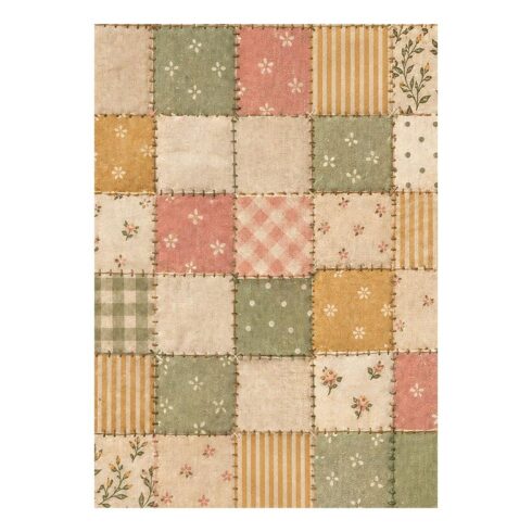 Stamperia – Cozy Family Mini Rice Paper Backgrounds riisipaperi 8 kpl A6 6