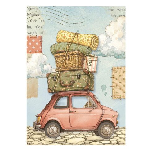 Stamperia – Cozy Family Mini Rice Paper riisipaperi 8 kpl A6 6