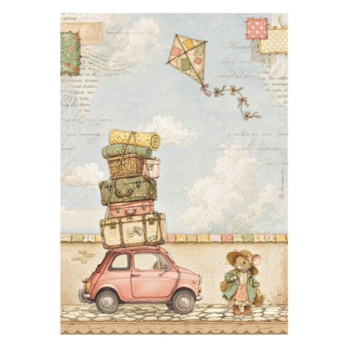 Stamperia – Cozy Family Selection Rice Paper riisipaperi 6kpl A4 4