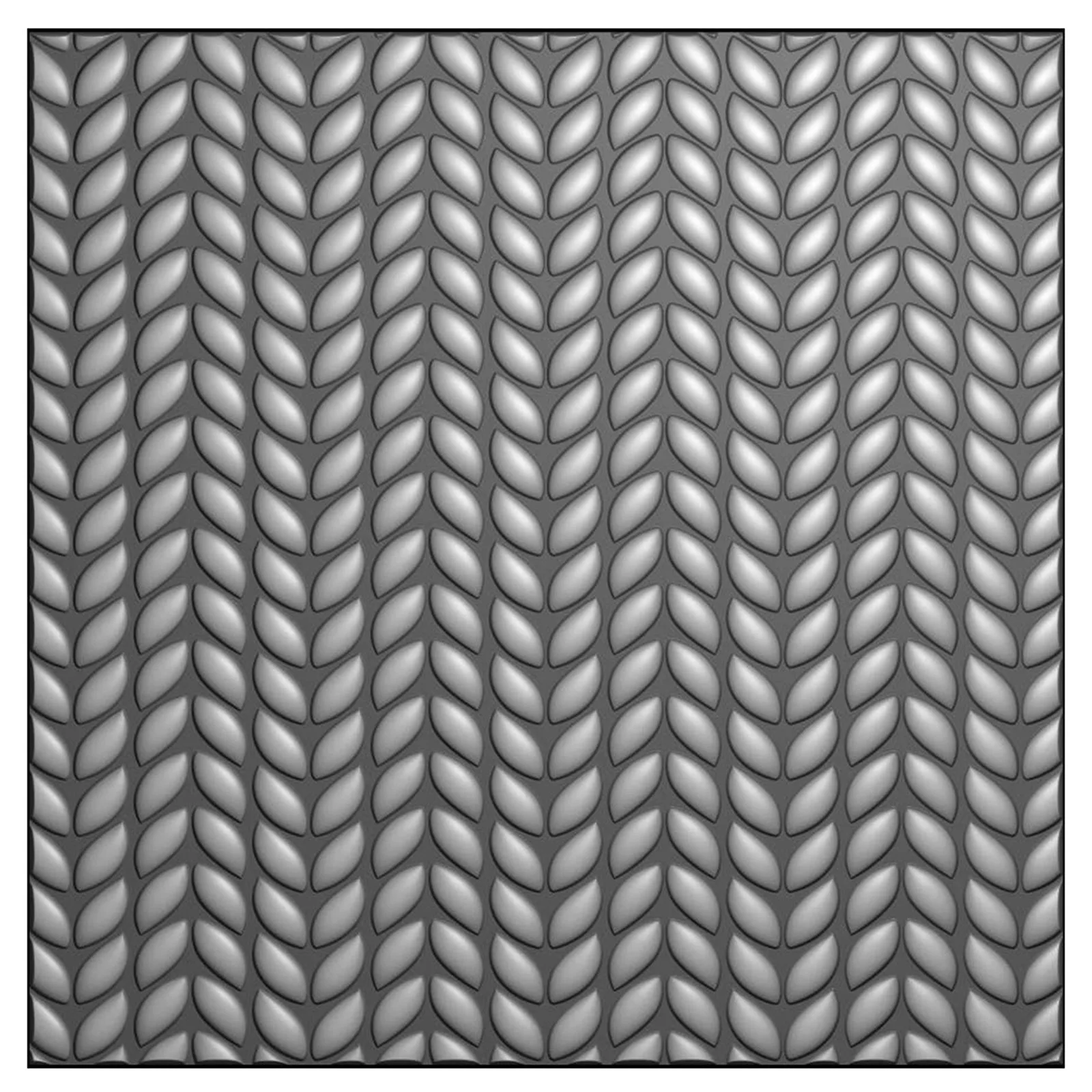 Vaessen Creative 3D kohokuviointikansio – KNITTED PATTERN - Bild 2