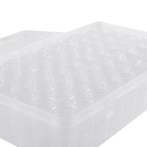 Vaessen Creative Transparent Storage Box sailytysrasia purkeilla
