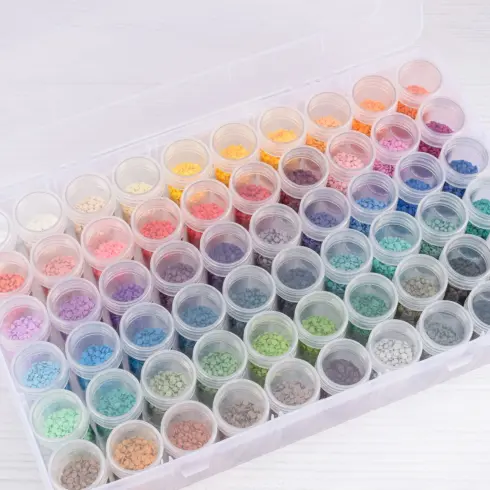 Vaessen Creative Transparent Storage Box sailytysrasia purkeilla 60 1