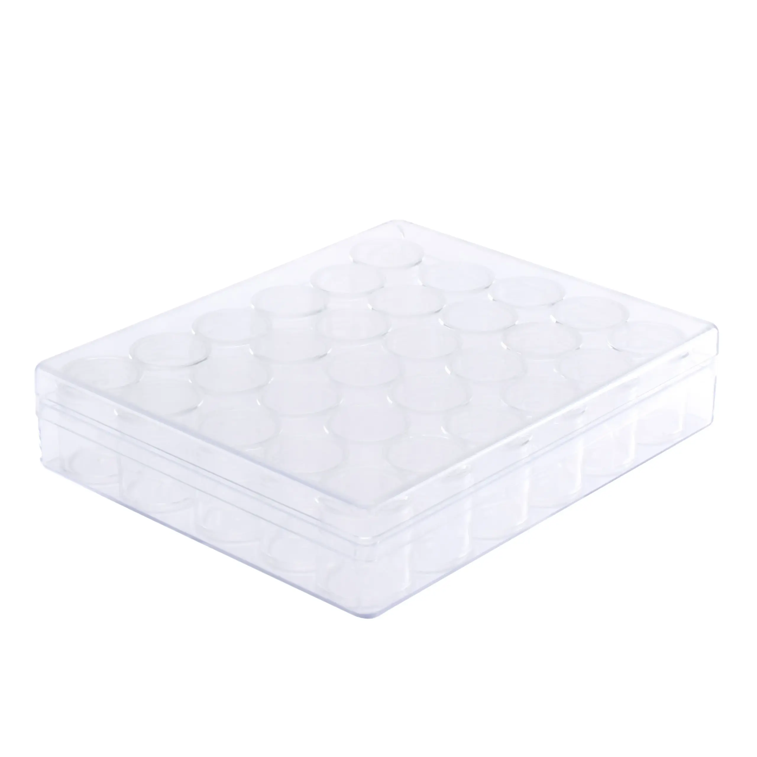 Vaessen Creative – Transparent Storage Box säilytyslaatikko purkeilla kirkas (30 kpl) - Image 3