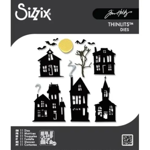 Sizzix Tim Holtz Thinlits stanssi – GHOST TOWN