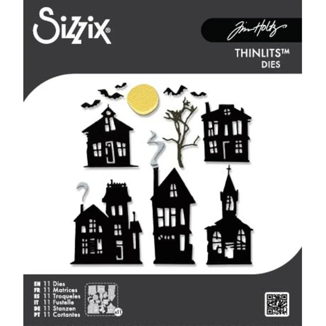 Sizzix Tim Holtz Thinlits stanssi – GHOST TOWN