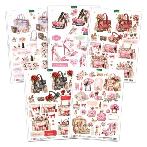 Katy Sue Designs – Rose Couture 3D-arkit (10 kpl) A4