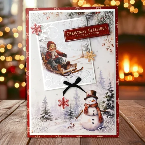 Katy Sue Designs – Nostalgic Christmas folioidut leikekuva-arkit (8 kpl)