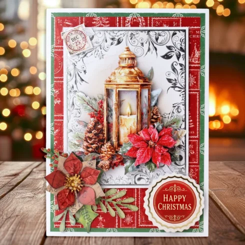 Katy Sue Designs – Nostalgic Christmas folioidut leikekuva-arkit (8 kpl)