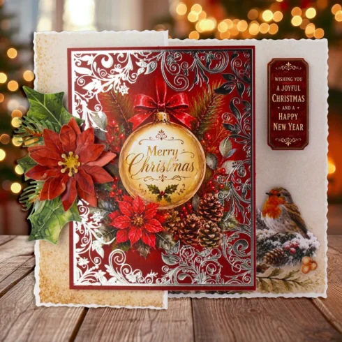 Katy Sue Designs – Nostalgic Christmas folioidut leikekuva-arkit (8 kpl)