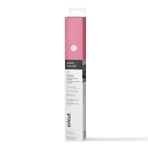 Cricut Smart Iron-On 13" (33 x 91,4 cm) vaaleanpunainen silityskalvo