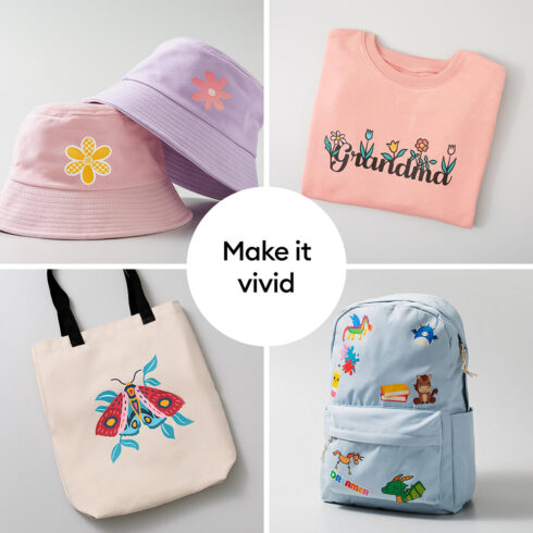 Cricut Printable Iron-On for Light Fabrics - tulostettava silityskalvo vaalea 5 kpl