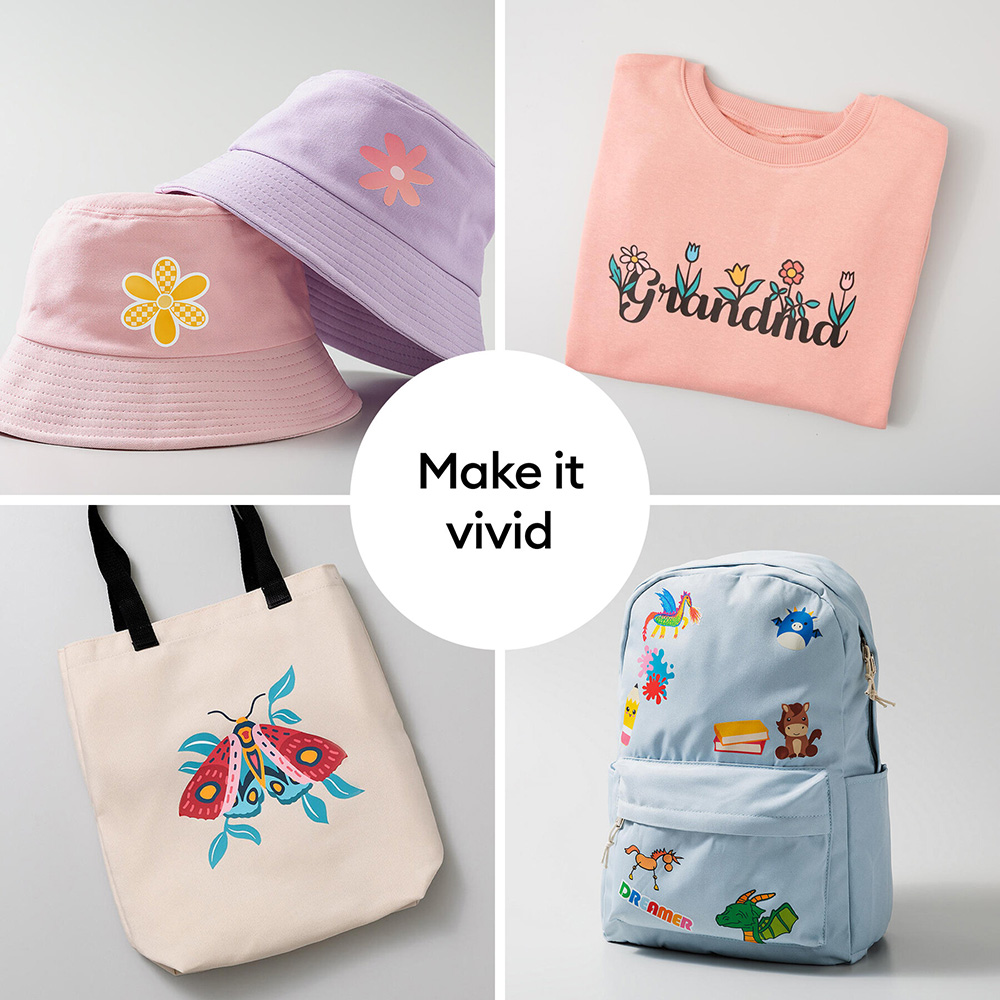 Cricut Printable Iron-On for Light Fabrics - tulostettava silityskalvo vaalea 5 kpl