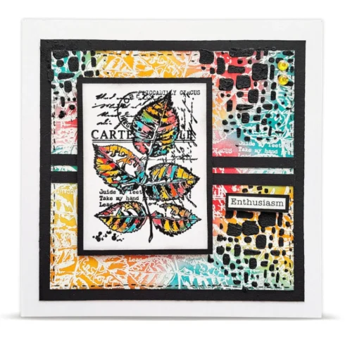 AALL Create Stamp Hearted Nature Still Green 1