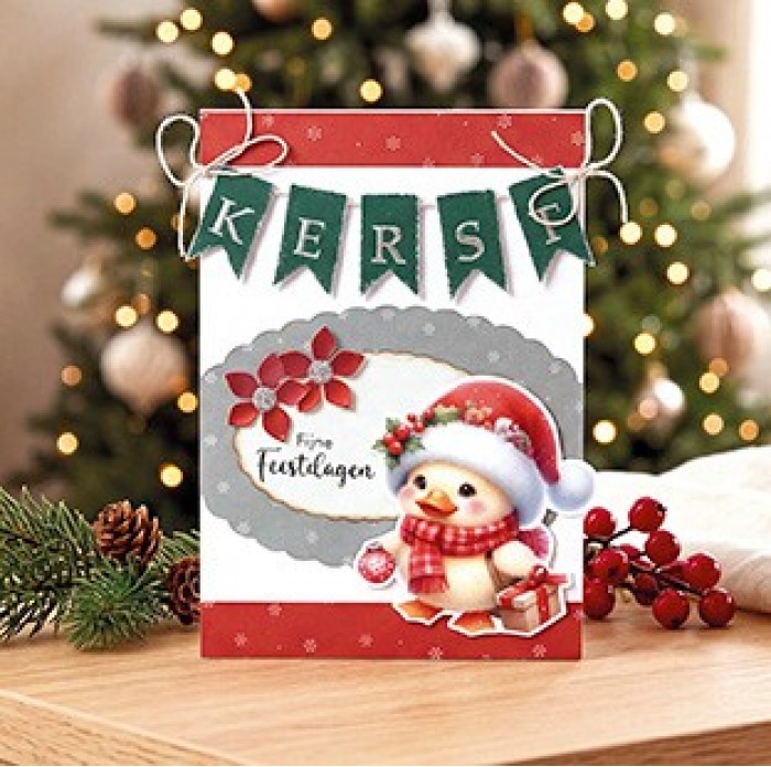 Berrie’s Beauties 3D-arkki Furry Christmas Friends Christmas Duck