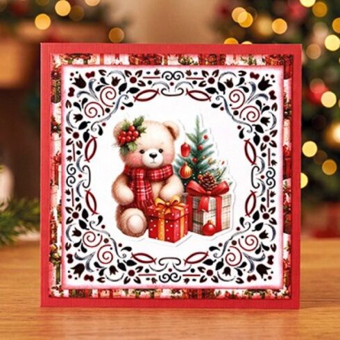 Berrie’s Beauties 3D-arkki – Furry Christmas Friends Christmas Bear