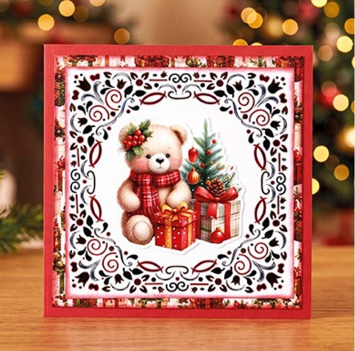 Berrie’s Beauties 3D-arkki – Furry Christmas Friends Christmas Bear