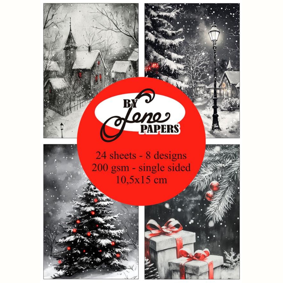 By Lene Papers – Shiny Red paperilajitelma A6 - Bild 3