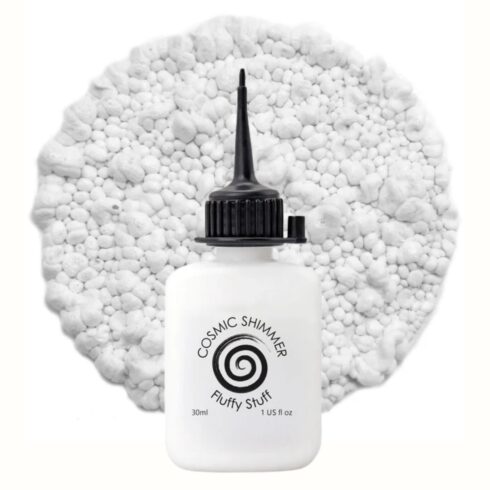 Cosmic Shimmer Fluffy Stuff Snow White 1 ft oz Lumiefektiaine 30ml