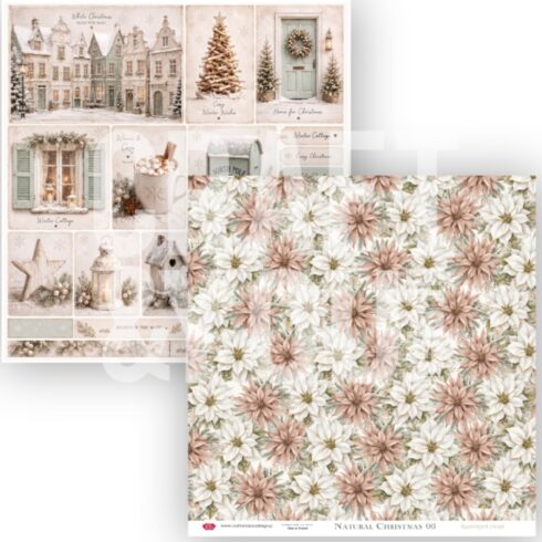 Craft You Design Natural Christmas paperilajitelma