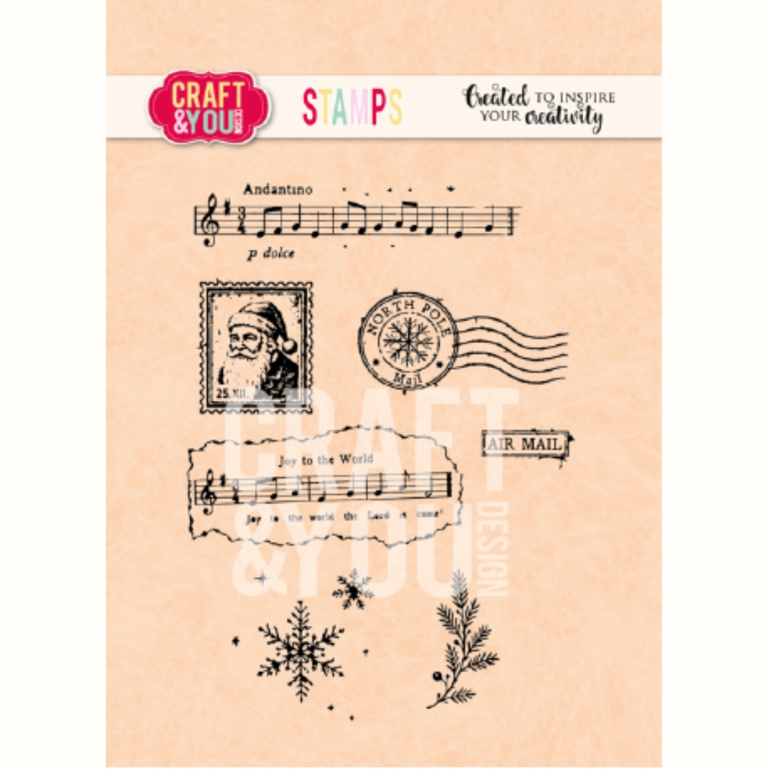 Craft & You Design Stamps Christmas Stamps leimasinsetti A6