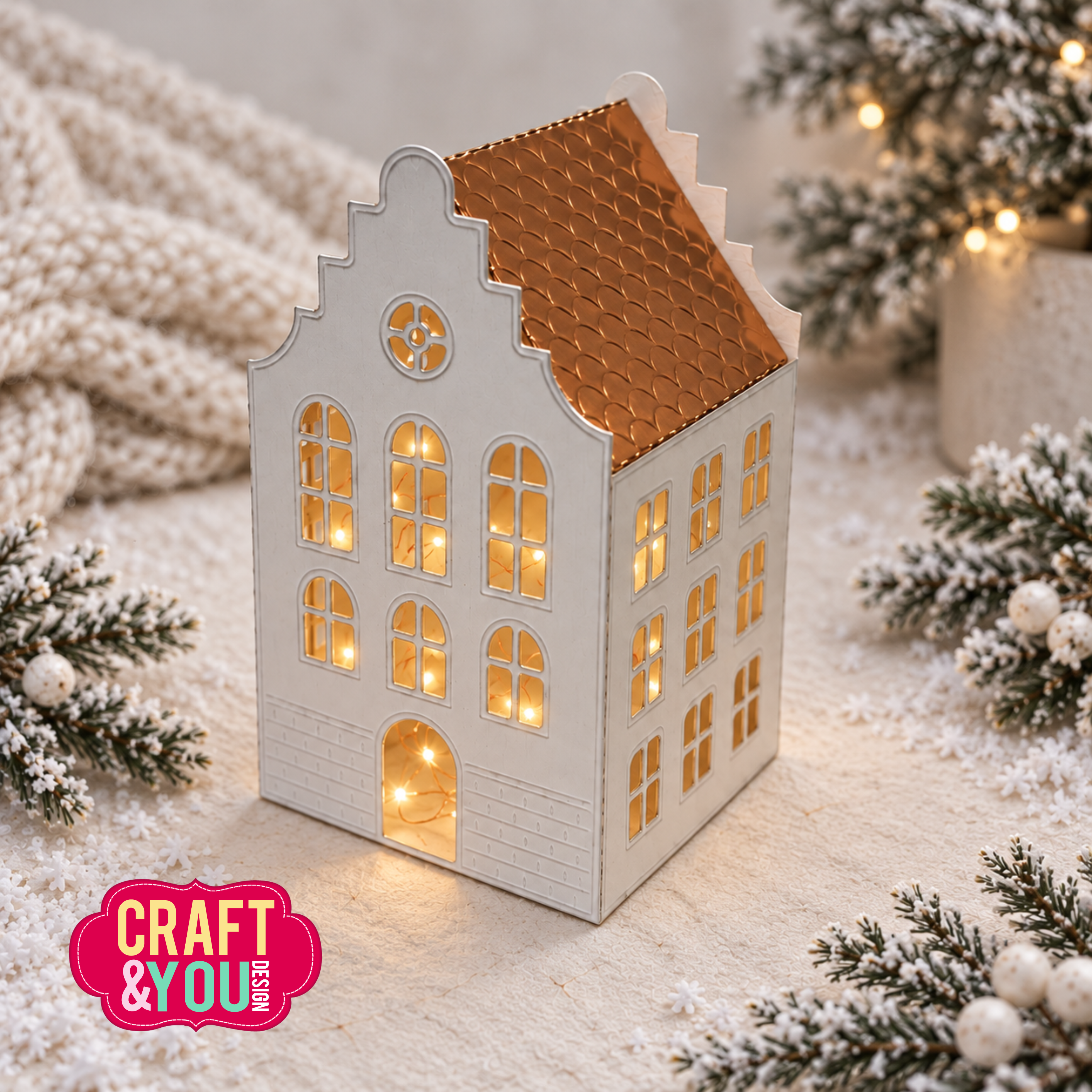 Craft You Design stanssi LANTERN HOUSE1