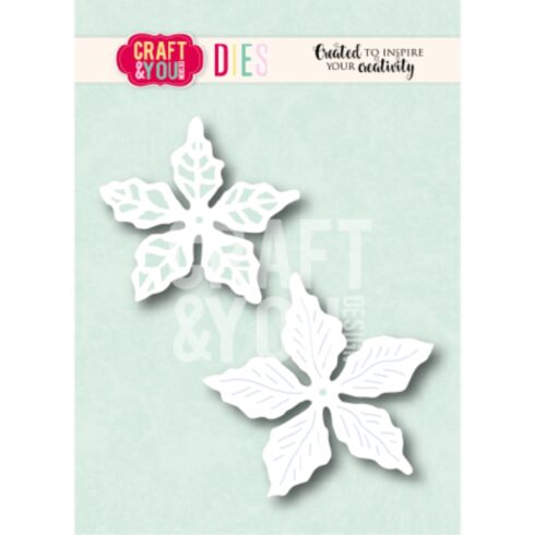 Craft & You Design stanssi POINSETTIA 1 BY MAGDA