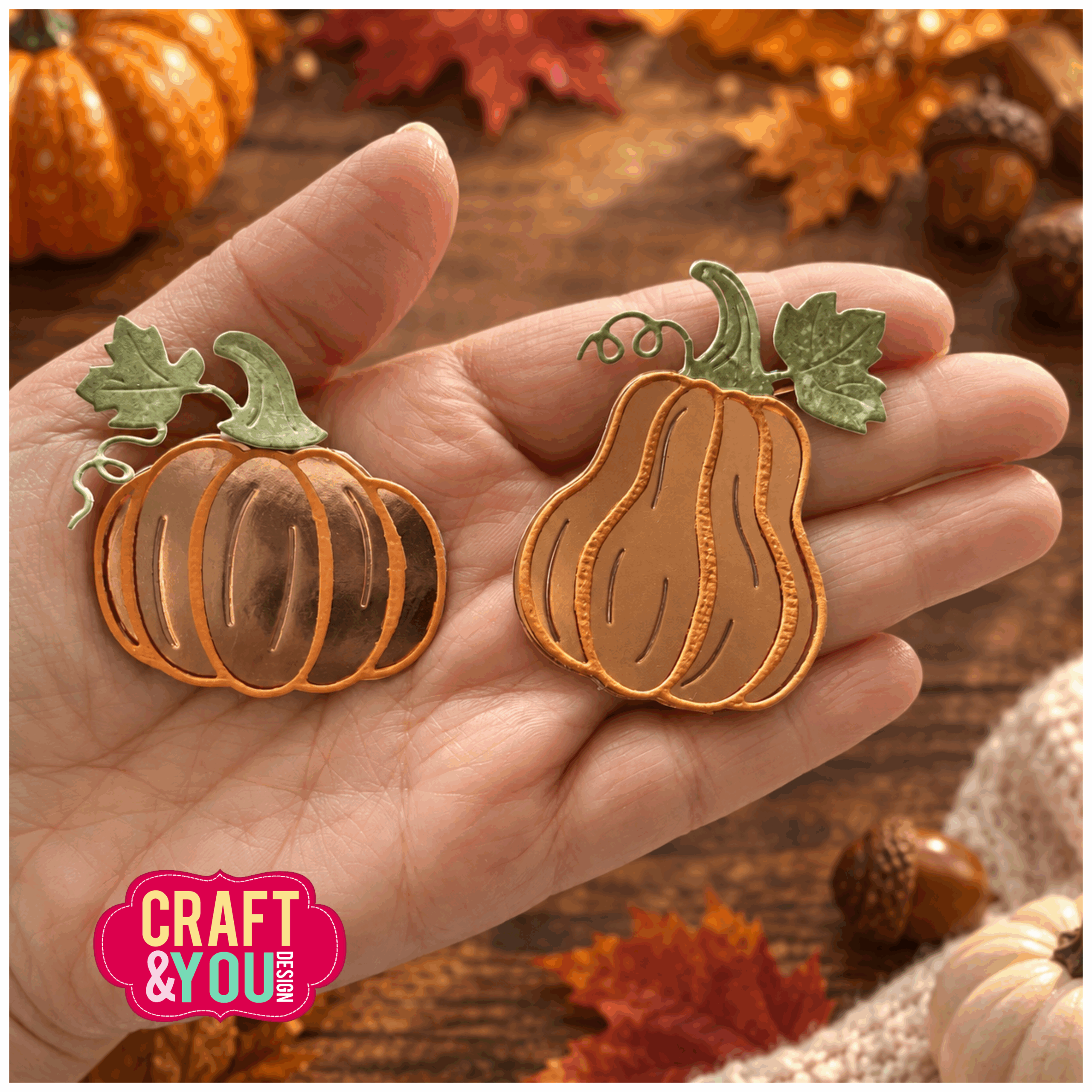 Craft & You Design stanssi – TWO PUMPKINS - Image 3