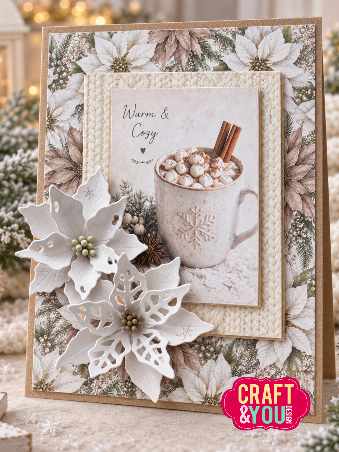 Craft & You Design stanssi – POINSETTIA 2 BY MAGDA SMALL - Image 6
