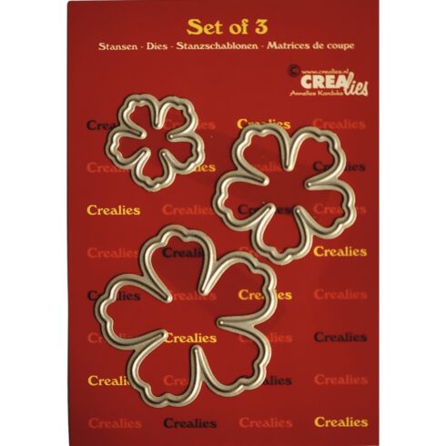 Crealies stanssi SOLID FLOWERS