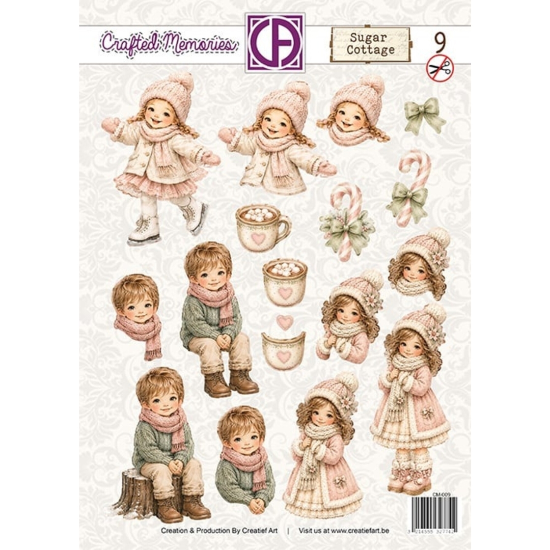 Creatief Art Crafted Memories 3D-arkki Sugar Cottage 09