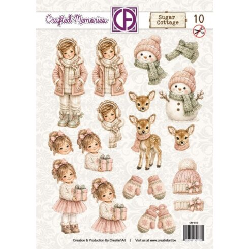 Creatief Art Crafted Memories 3D-arkki Sugar Cottage 10
