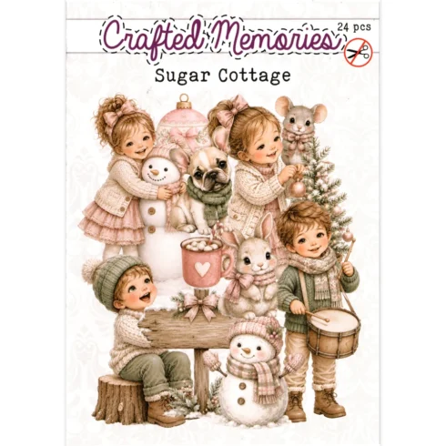 Creatief Art Creative Cutouts – Die-Cuts Sugar Cottage (24 kpl)