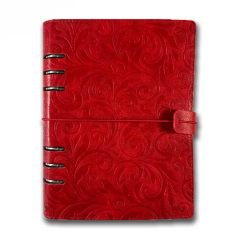 Elizabeth Craft Designs – Memory Binder Festive Red Embossed Kierrekansio (L)