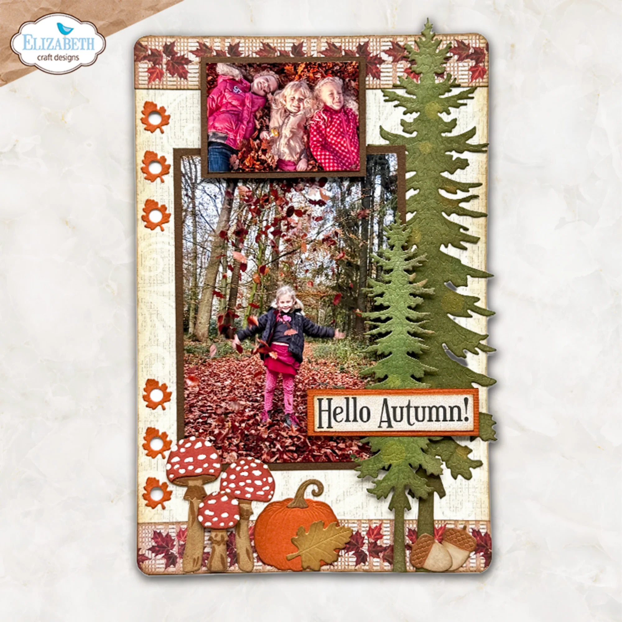 Elizabeth Craft Designs stanssi – FALL IN THE FOREST - Image 3