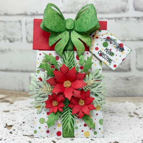 Elizabeth Craft Designs stanssi FESTIVE FLORAL AND FOLIAGE 1