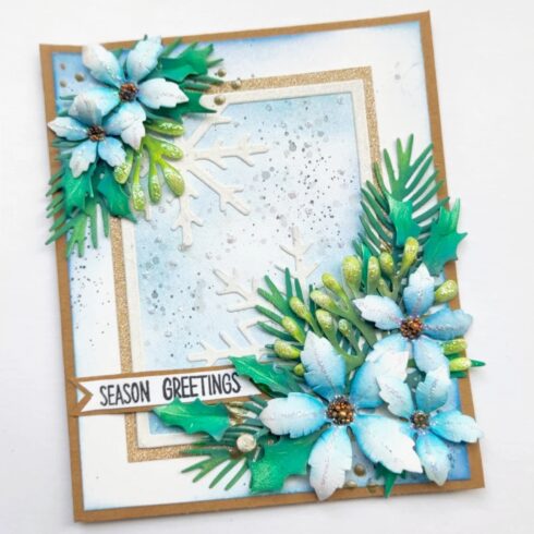 Elizabeth Craft Designs stanssi FESTIVE FLORAL AND FOLIAGE 3