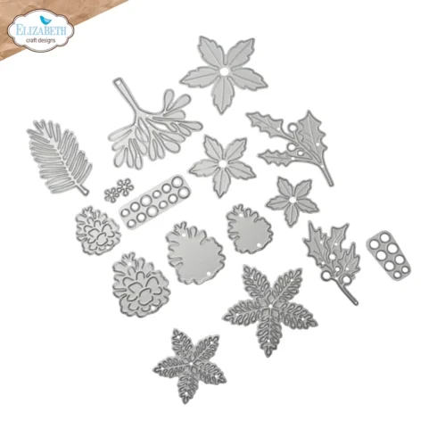 Elizabeth Craft Designs stanssi – FESTIVE FLORAL AND FOLIAGE