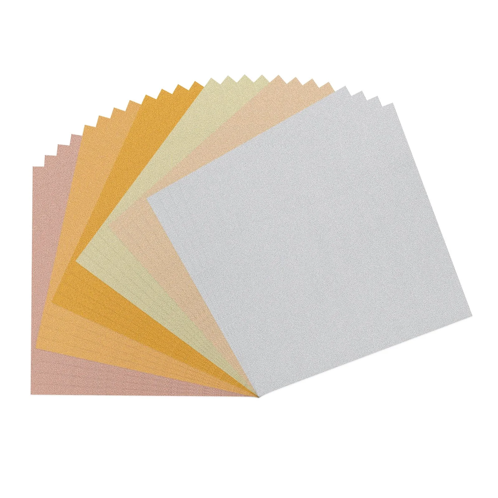 Glitter Cardstock MIX – Kimallekartonki lajitelma 30x30cm 250gsm (24 kpl) - Image 2
