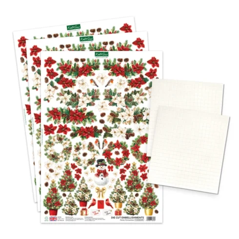 Katy Sue Designs Card Making Kit Christmas Windows Doors Korttipakkaus 12 1