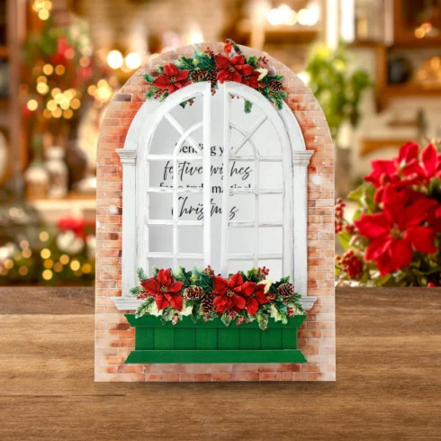 Katy Sue Designs Card Making Kit Christmas Windows Doors Korttipakkaus4