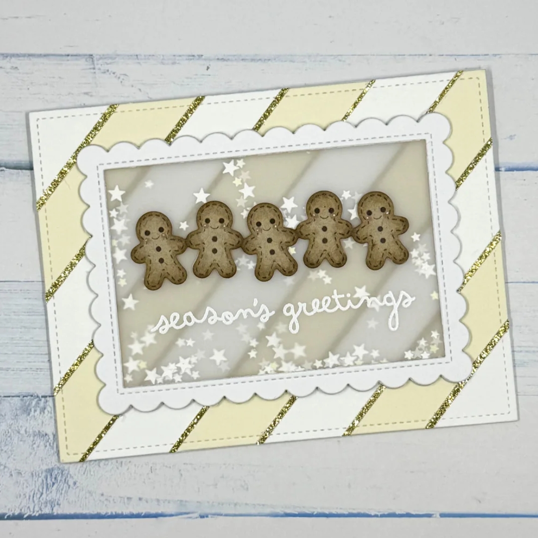 Lawn Fawn stanssi – GINGERBREAD BORDER - Image 2