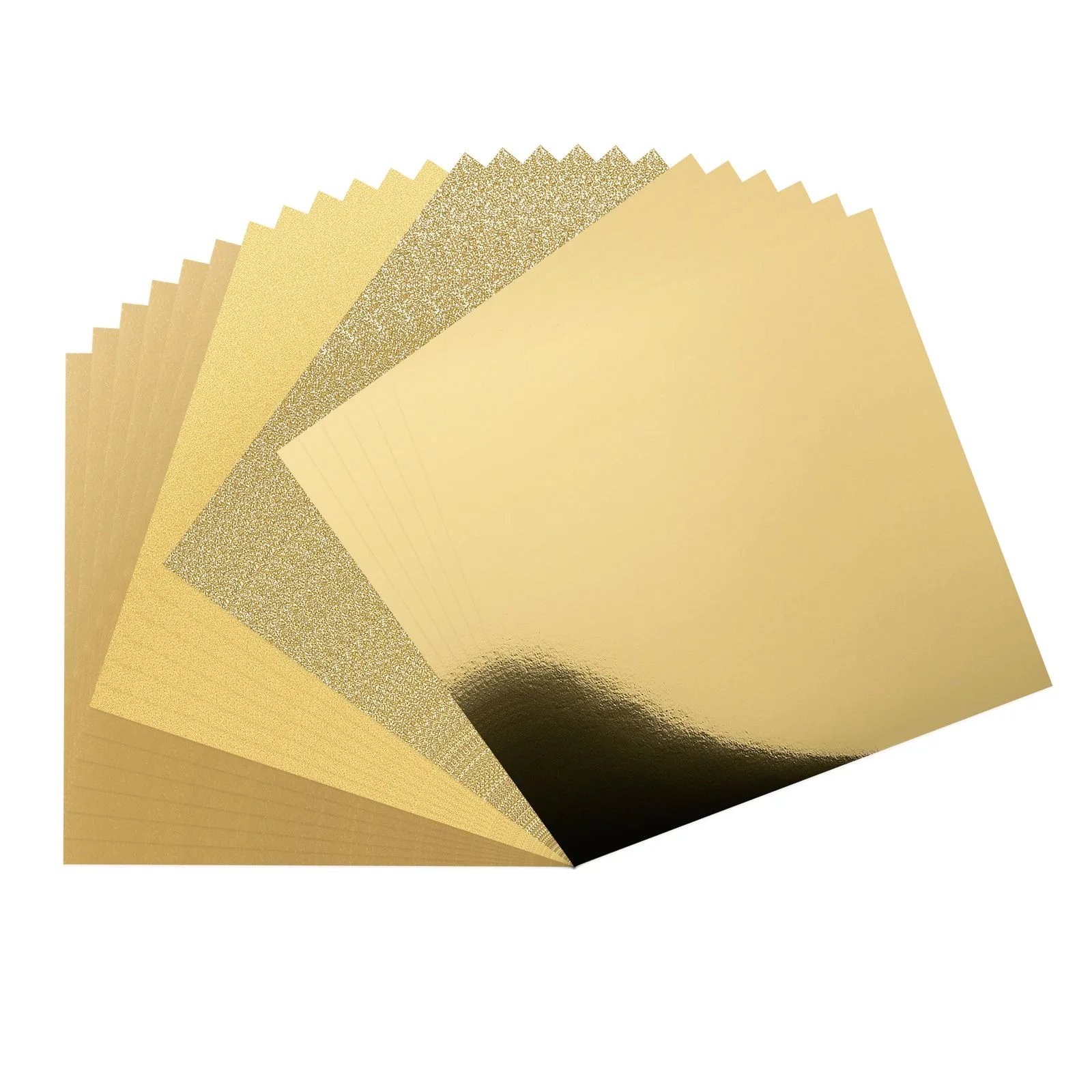 Luxury Gold Cardstock – Multi kartonkilajitelma 30x30cm 250gsm (24 kpl)