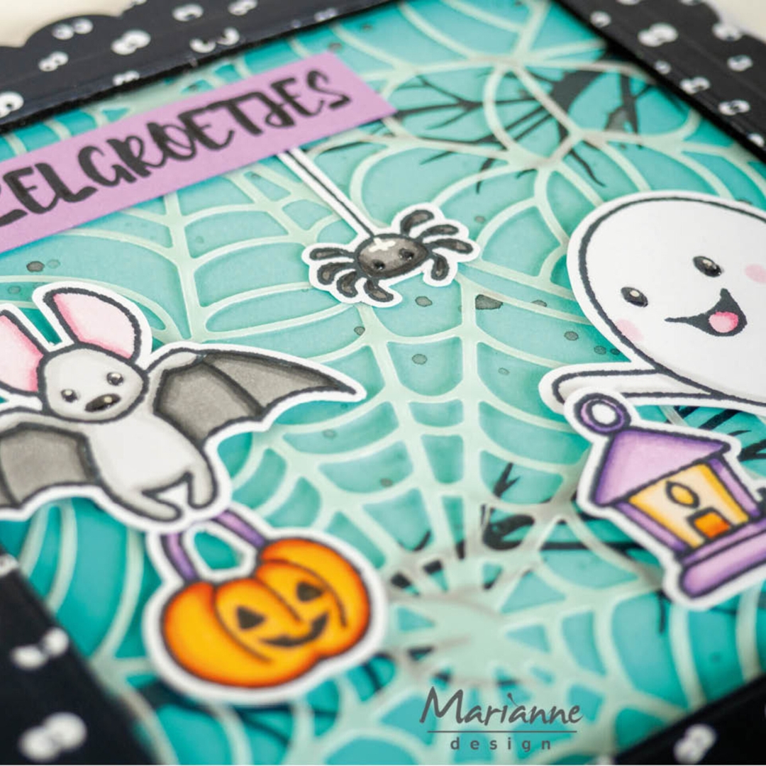 Marianne Design stanssi – BACKGROUND SPIDER WEB - Bild 3