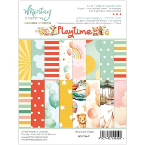 Mintay Papers Add-On Paper Pad Playtime paperilehtiö A5