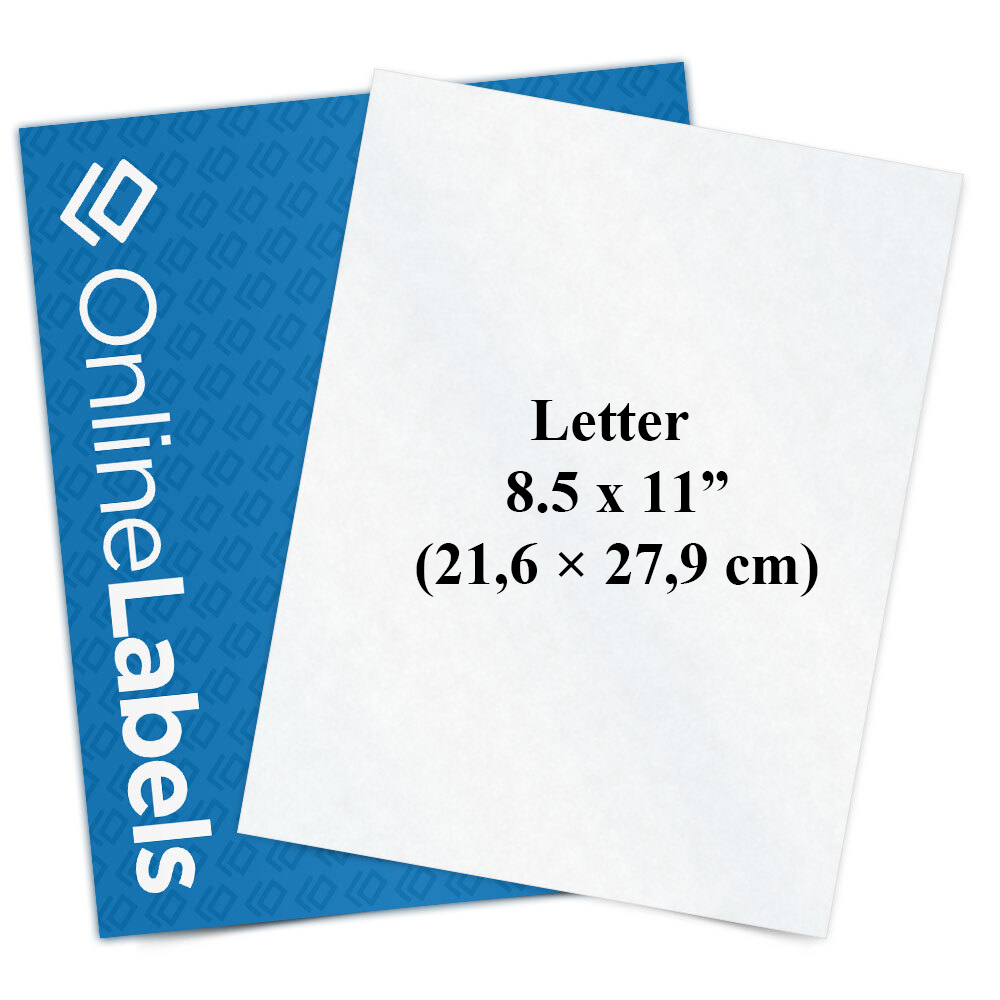 Online Labels Clear Matte Inkjet tulostettava tarrapaperi mustesuihku 20kpl