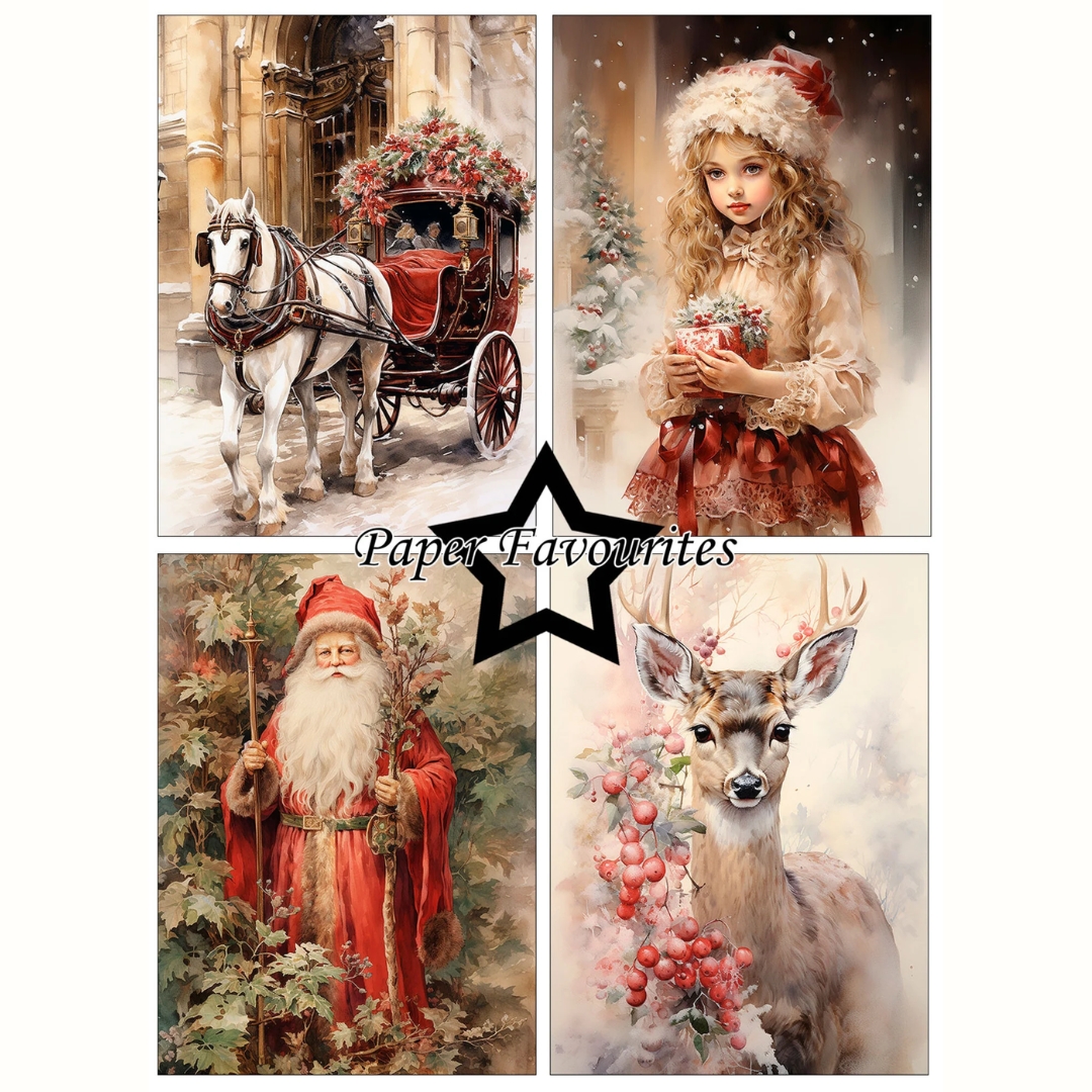 Paper Favourites – Christmas Nostalgia paperilajitelma A6 - Image 3