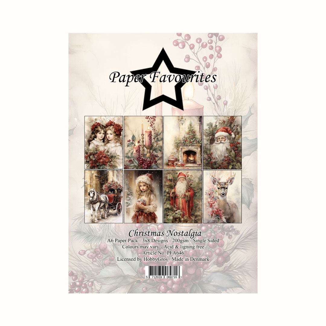 Paper Favourites Christmas Nostalgia paperilajitelma A6